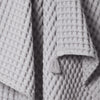 100% Organic Cotton Single Waffle Pique Blanket - Gray - 160 x 220 cm