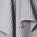 Waffle Gri %100 Organik Pamuk Bebek Pike 90 x 120 cm