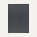 Waffle Koyu Gri %100 Organik Pamuk Tek Kişilik Pike 160 x 220 cm