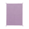 100% Organic Cotton Baby Waffle Blanket - Lilac - 90 x 120 cm