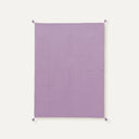 Waffle Lila %100 Organik Pamuk Bebek Pike 90 x 120 cm