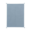 100% Organic Cotton Baby Waffle Blanket - Blue - 90 x 120 cm