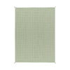 100% Organic Cotton Single Waffle Blanket - Mint - 160 x 220 cm