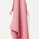 Waffle Pembe %100 Organik Pamuk Tek Kişilik Pike 160 x 220 cm