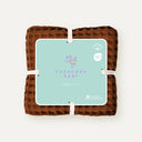 Waffle Cinnamon 100% Organic Cotton Single Bedspread 160 x 220 cm