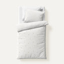 Happy Bee %100 Organik Pamuk Nakışlı Bebek Nevresim Takımı