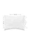 100% Organic Cotton White Kids Pillowcase 50 x 70 cm
