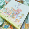 Casadora Baby Logo Dolce Villa gemusterte Geschenkbox – 21 x 21 x 7,5 cm