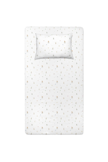 Circus Saten Çarşaf Seti + 120x200x30+50x70cm