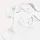 Dino %100 Organik Pamuk 2'li Kısa Kollu Bebek Body Seti