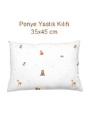 Forest Amigos %100 Organik Pamuk Bebek Yastık Kılıfı 35 x 45 cm