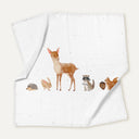 Forest Amigos 100% Organic Cotton Muslin 2-Piece Set 90 x 90 cm