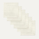 %100 Organik Pamuk Müslin Bej 6'lı Ağız Bezi