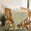 Waffle Mint %100 Organik Pamuk Bebek Pike 90 x 120 cm