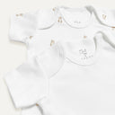 Moni 100% Organic Cotton 2-Piece Short-Sleeve Baby Bodysuit Set