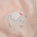 Oli Nakışlı %100 Organik Pamuk Kadife  Bebek&Çocuk Bornozu