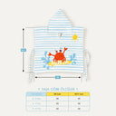 Surfer Crab %100 Organik Pamuk Müslin Panço