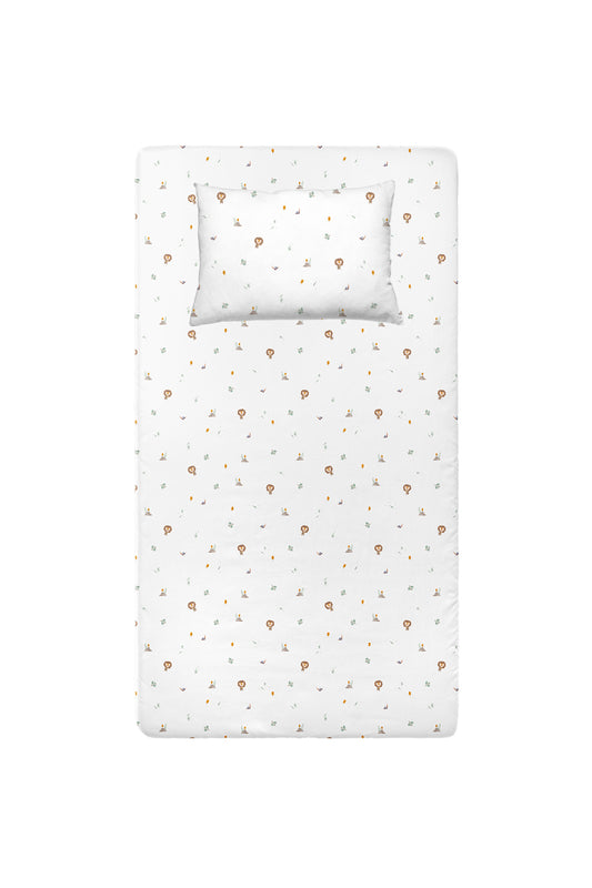 Simba Çarşaf Seti - 100x200x30+50x70 cm