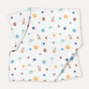 Space Planet 100% Organic Cotton Muslin 2-Piece Cover Set 90 x 90 cm